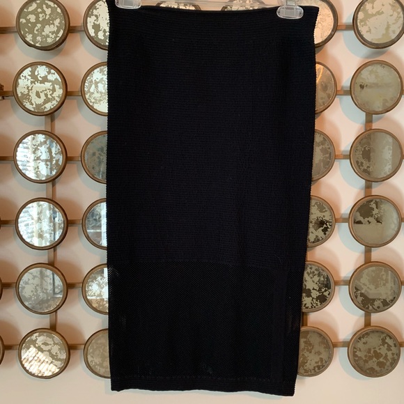 NWT Black Stretch Pencil Skirt - Picture 1 of 4